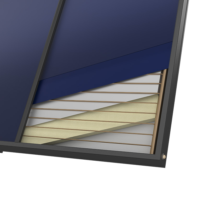 High Performance Integrated Large Flat Plate Collector