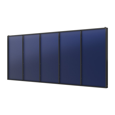 High Performance Integrated Large Flat Plate Collector