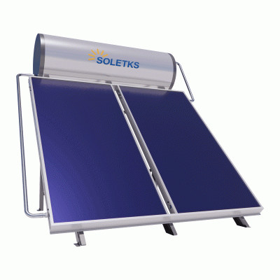 Flat Plate Thermosiphon Solar Water Heater