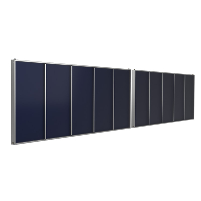 Large Scale Flat Plate Solar Collector 