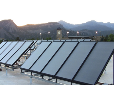 solar water heating for hotel