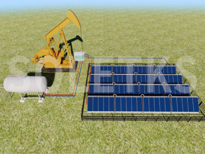 Solar-Powered Oilfield Heating System