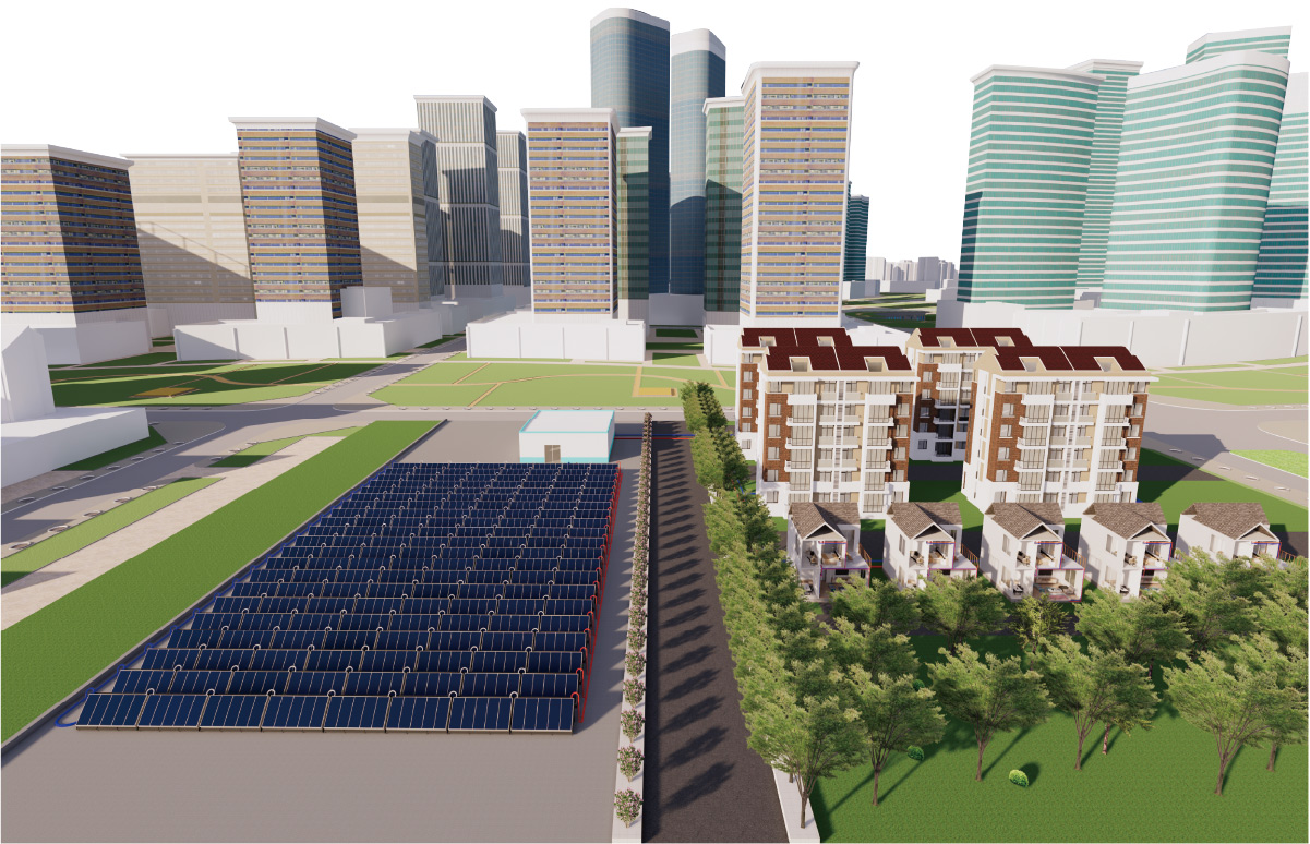 District Distributed Heating Solution