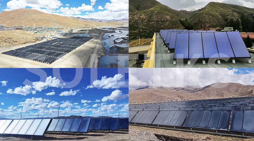 High Performance Integrated Large Flat Plate Collector