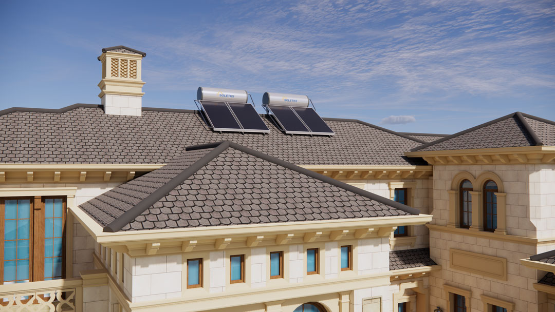 Flat Panel Solar Water Heater